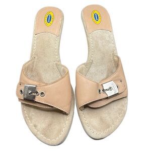 Dr. Scholls Willow Tan Slip-On Leather Shoe Sz. 8 Hard to Find